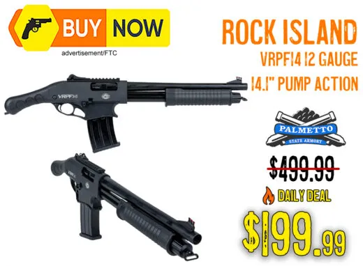 Rock Island VRPF14 Pump Action 12 Gauge &acirc; $199.99