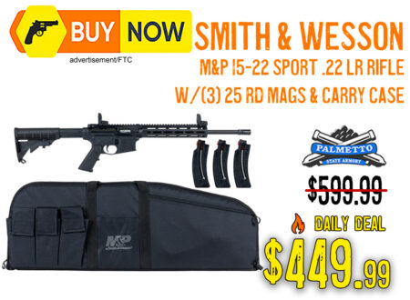 Smith & Wesson M&P 15-22 Sport .22LR Rifle Bundle — $449.99 (Save $150 / 25%)