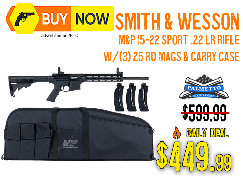 Smith & Wesson M&P 15-22 Sport .22LR Rifle Bundle — $449.99 (Save $150 / 25%)