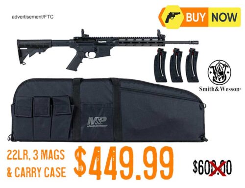 Smith & Wesson M&P 15-22 Sport .22LR Rifle Bundle — $449.99 (Save $150 / 25%)