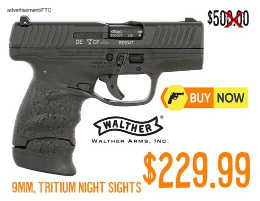 Walther PPS M2 9mm Carry Pistol lowest price