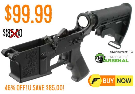Bear Creek BC-15 Multi-Caliber Complete AR Lower best price nov2025aa
