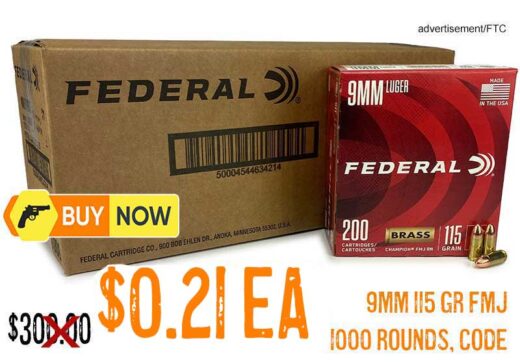 Federal Champion Training 9mm 115 Gr FMJ lowest price nov2025update2nd