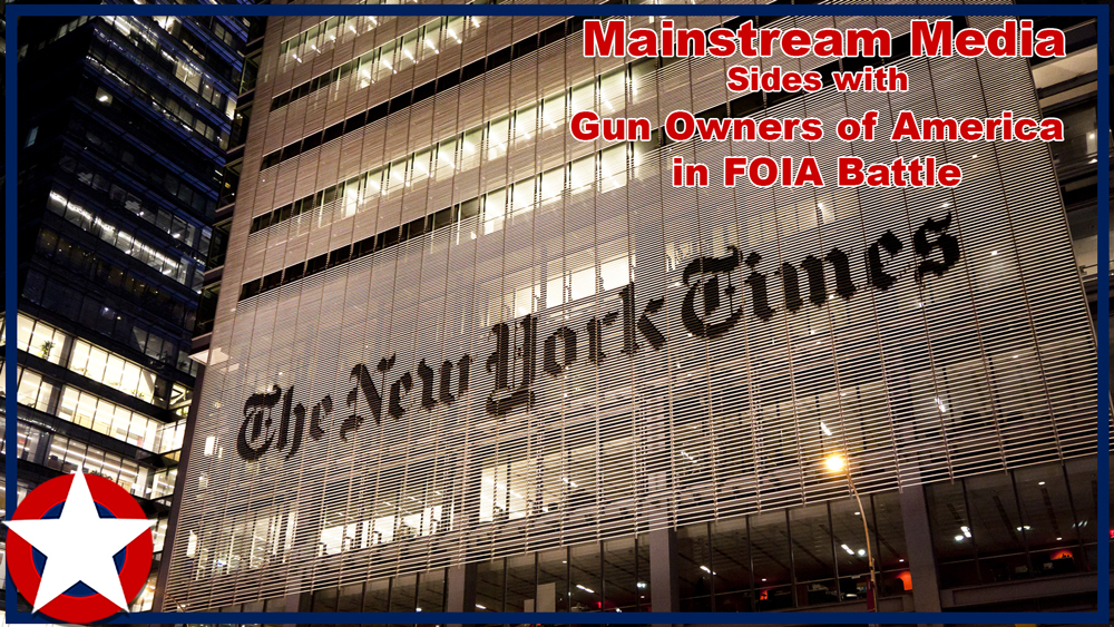 Legacy Media Companies Side with GOA Over FOIA Battle