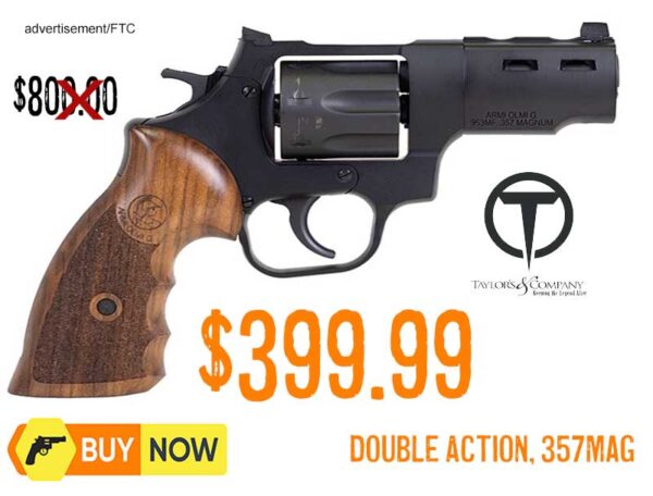 Taylors & Company Double Action 357Mag 7rd Revolver lowest price