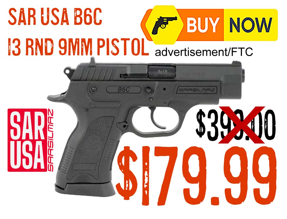 SAR USA B6C 9mm Pistol