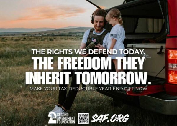 Second Amendment Foundation SAF Give Banner