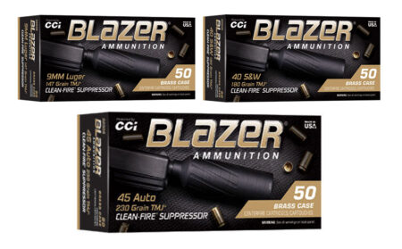 CCI Announces New Blazer Brass Clean-Fire Suppressor Product Line