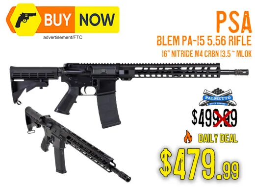 PSA PA-15 5.56 AR-15 Rifle M4 Carbine BLEM &acirc; $479.99