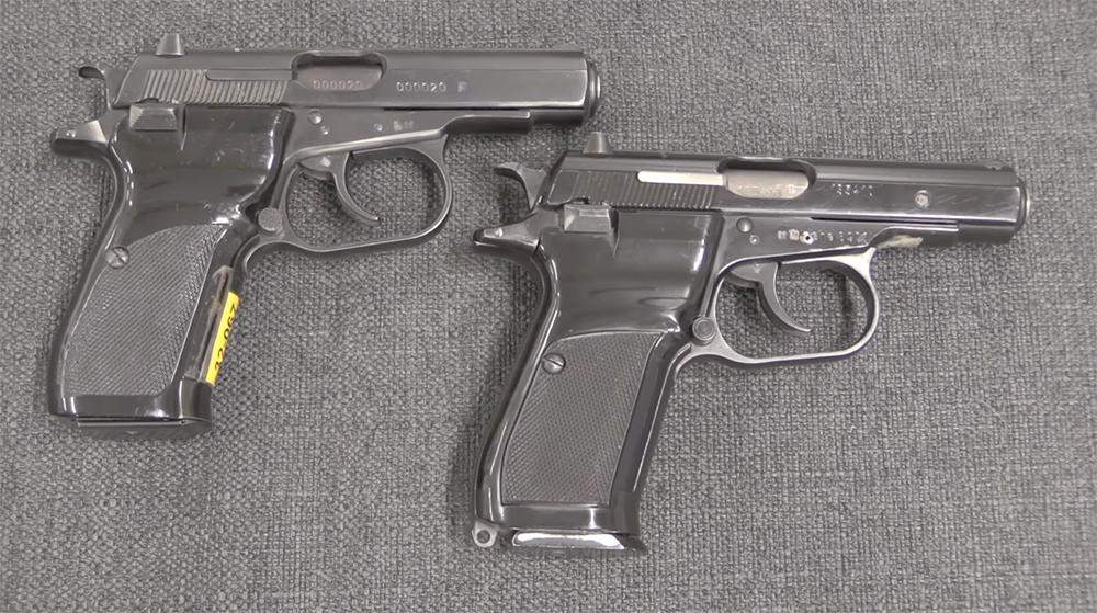 CZ vz.82 Pistol, screenshot taken from Forgotten Weapons video. Credit Ian McCollum