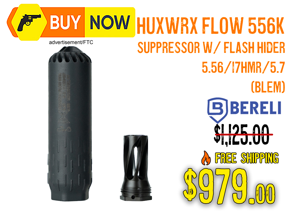Huxwrx Flow 556K Suppressor (BLEM) – $979 (13% Off)