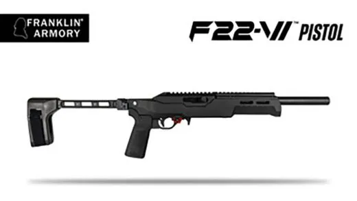 New F22-V Integrally-Suppressed .22LR Pistols and Rifles