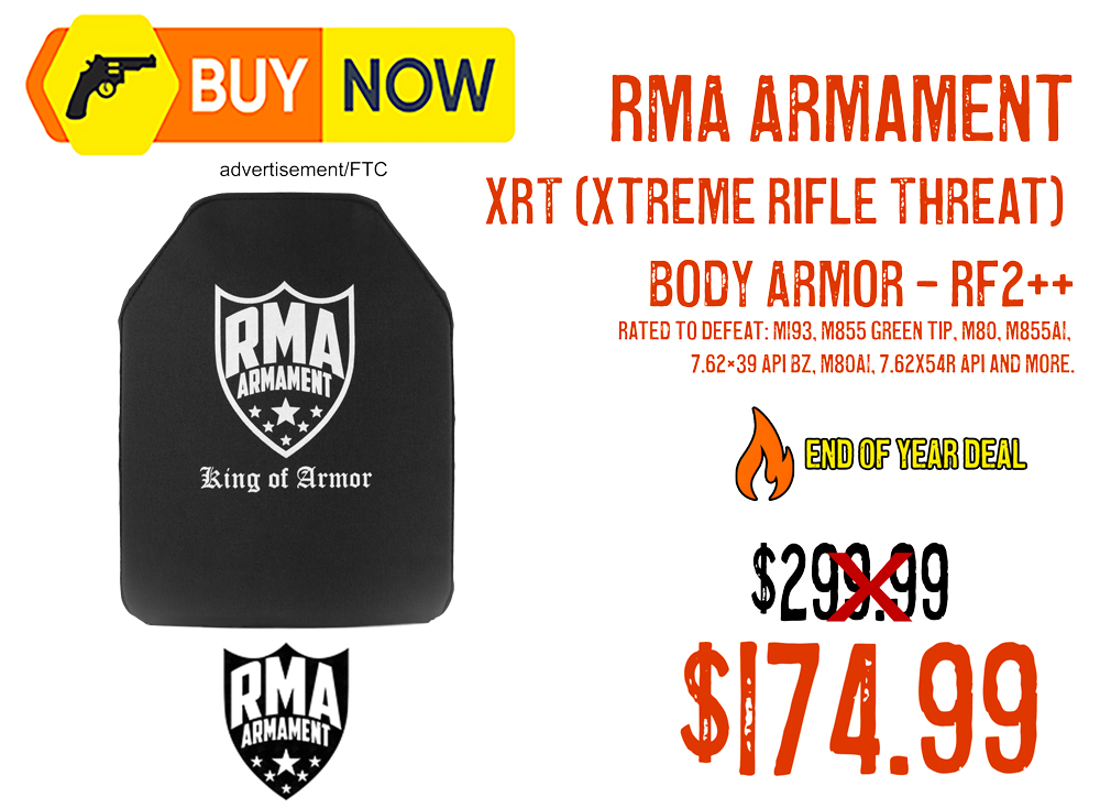 RMA XRT (Xtreme Rifle Threat) Body Armor – Now $174.99