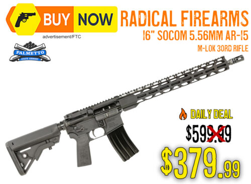 Radical Firearms 5.56 16” M-LOK Rifle – $379.99
