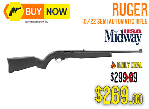 Ruger 10/22 Semi-Auto 22 LR Rifle – $269