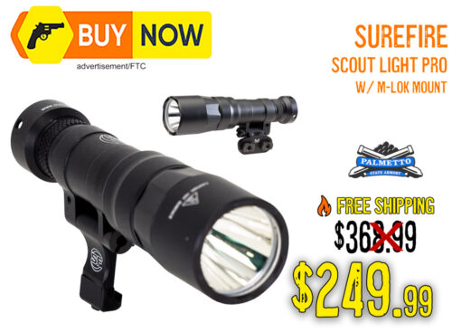 SureFire Scout Light Pro w/ M-Lok Mount — $249.99 + FREE Shipping