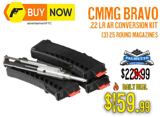 CMMG Bravo AR 15 22LR Rifle Conversion Kit + 3 Mags &acirc; $159.99