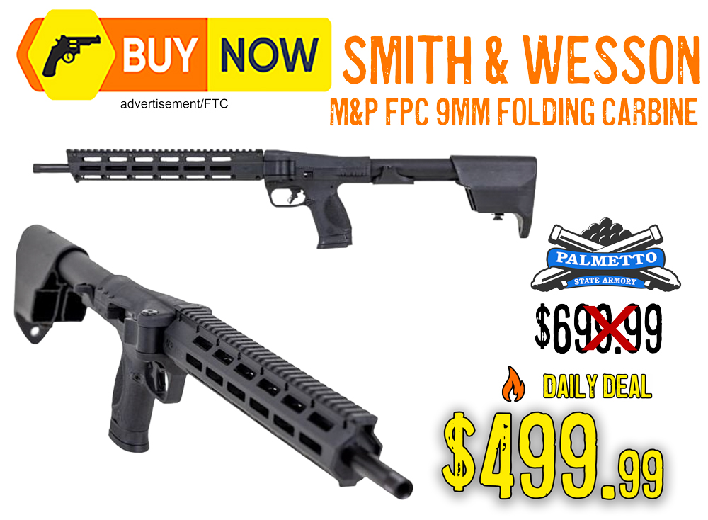 Smith & Wesson M&P FPC 9mm Rifle – $499.99