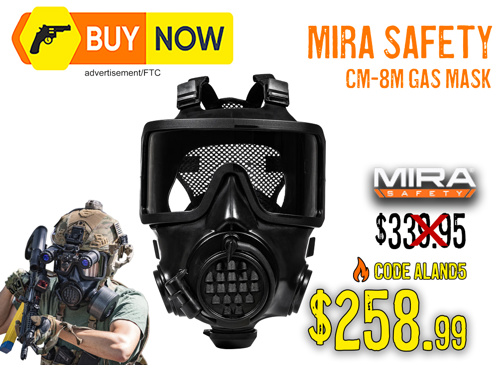 MIRA Safety CM-8M Full Face Respirator Gas Mask – $258.99