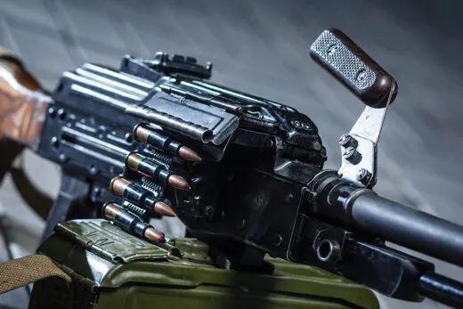 PKM Machine Gun