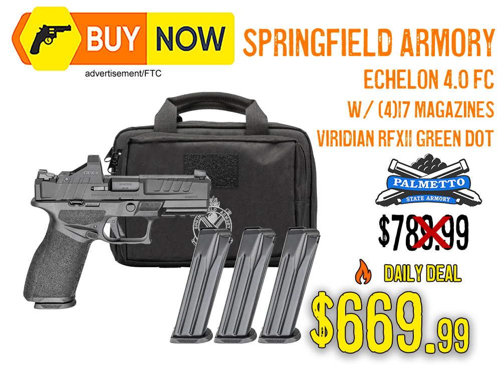 Springfield Echelon 4.0FC Gear Pac 9mm Pistol – $669.99