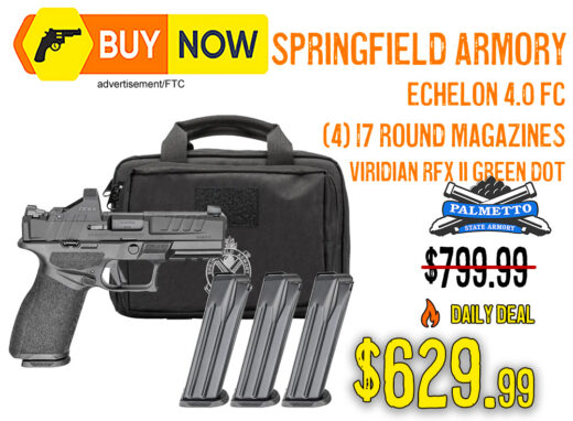 Springfield Echelon 4.0FC Gear Pac 9mm Pistol &acirc; $629.99