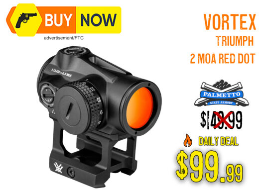 Vortex Triumph 2 MOA Red Dot Sight &acirc; $99.99
