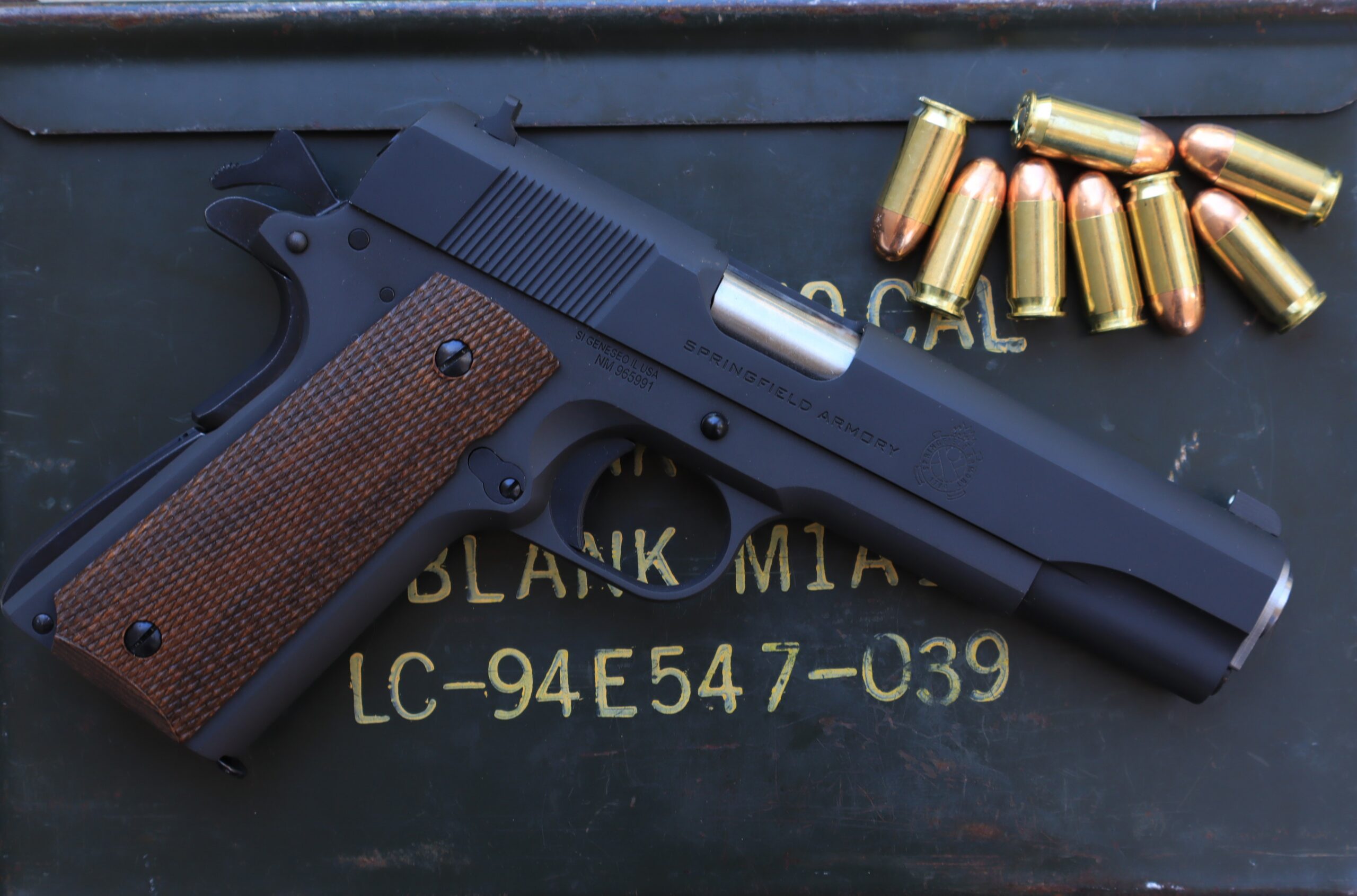 springfield armory milspec on an ammunition can