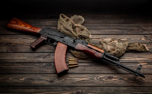 AK-47 Kalashnikov rifle