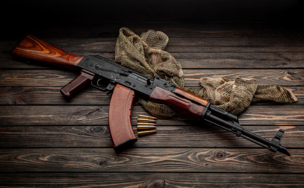 AK-47 Kalashnikov rifle