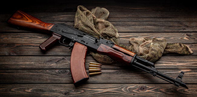 AK-47 Kalashnikov rifle