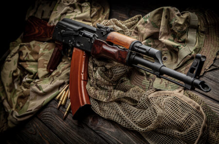 AK-47 Kalashnikov rifle