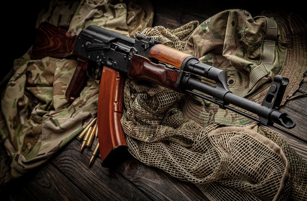 AK-47 Kalashnikov rifle