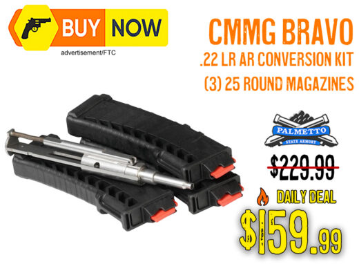 CMMG Bravo AR-15 22LR Rifle Conversion Kit + 3 Mags &acirc; $159.99