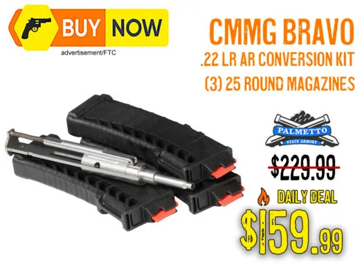 CMMG Bravo AR-15 22LR Rifle Conversion Kit + 3 Mags &acirc; $159.99
