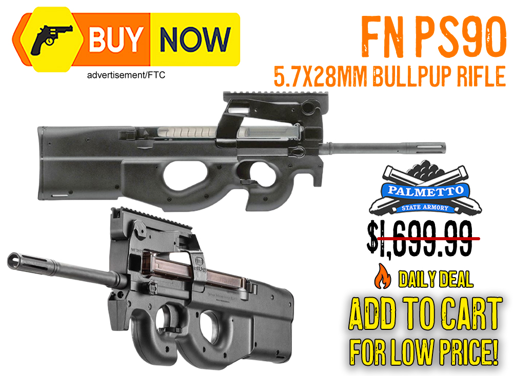 FN PS90 5.7x28mm Bullpup Rifle – Save 12% Today on This Daily Deal