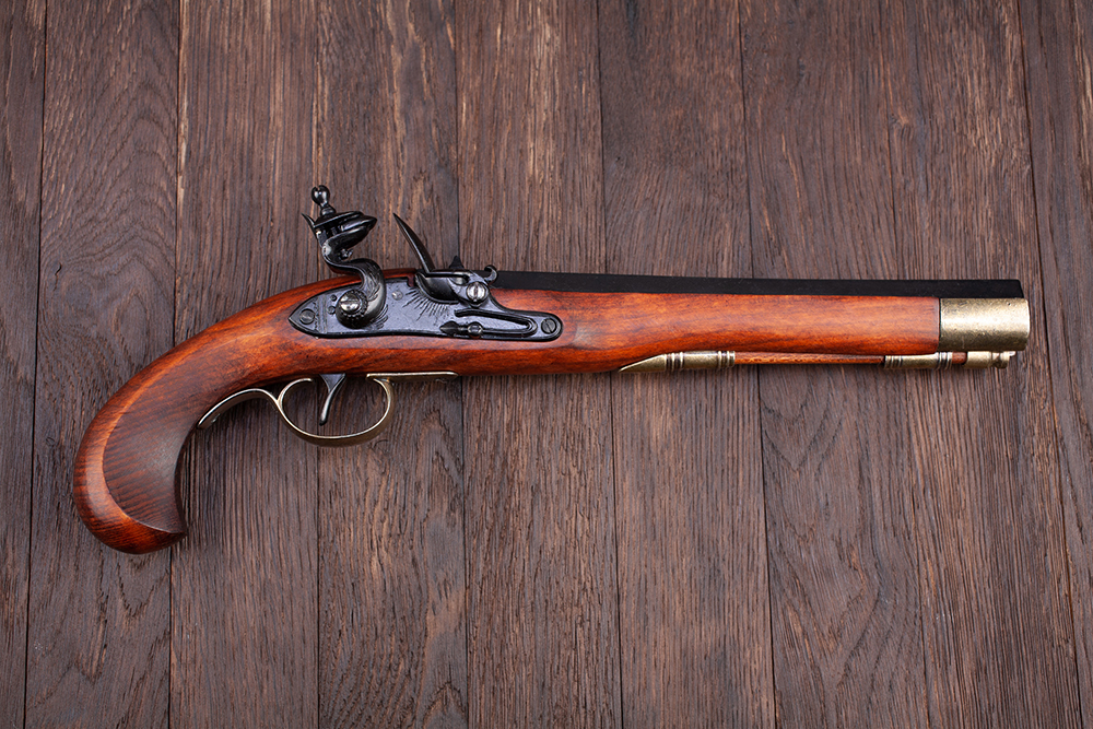 Flintlock-pistol-iStock-1284469612