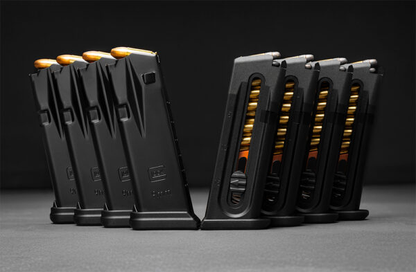 GLOCK OEM 15-Round Magazines for G43X, G48 and G44. Image courtesy of GLOCK, Inc.