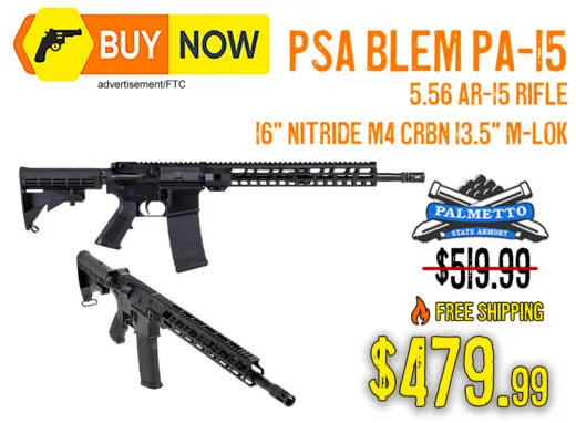PSA PA-15 5.56 AR-15 Rifle M4 Carbine BLEM &acirc; $479.99