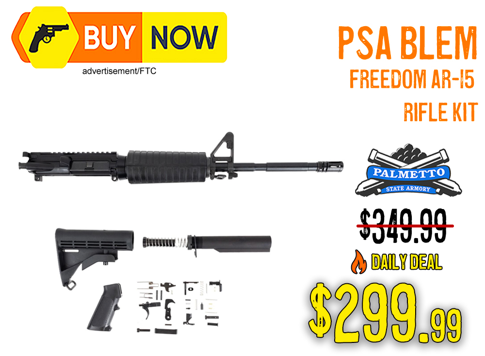 BLEM PSA Freedom AR-15 Rifle Kit 5.56 16" Nitride — $299.99