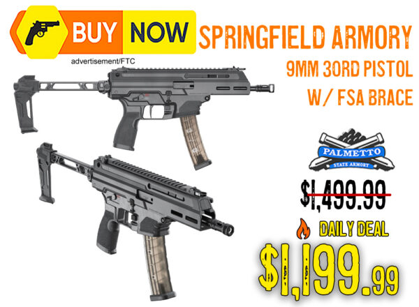 Springfield Armory Kuna 9mm w/ Brace – $1,199