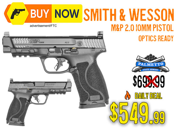 Smith & Wesson M&P 2.0 Optics Ready 10mm Pistol — $549.99