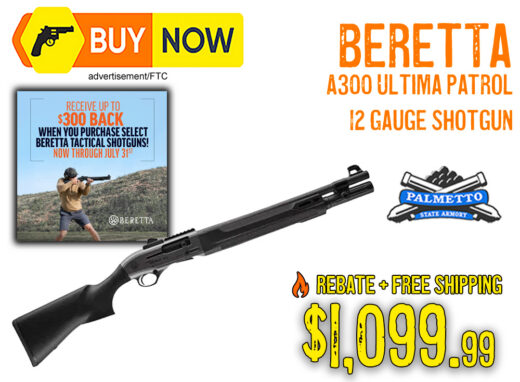 Beretta A300 Ultima Patrol 12 Gauge Shotgun &acirc; $1,099.99 + Free Shipping & Rebate