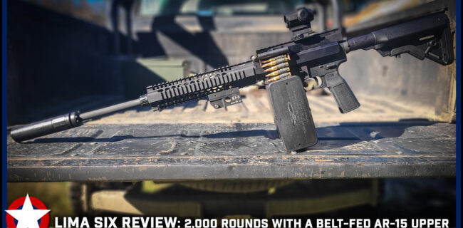 Lima Six Review: 2,000 Rounds With a Belt-Fed AR-15 Upper