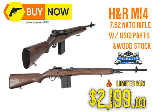Limited-Run Deal: H&R M14 7.62 NATO Rifle With USGI Parts & Walnut Stock &acirc; $2,199