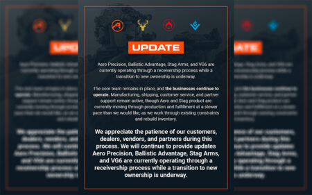 Aero Precision, Ballistic Advantage, Stag Arms, and VG6 Continue Operations During Receivership