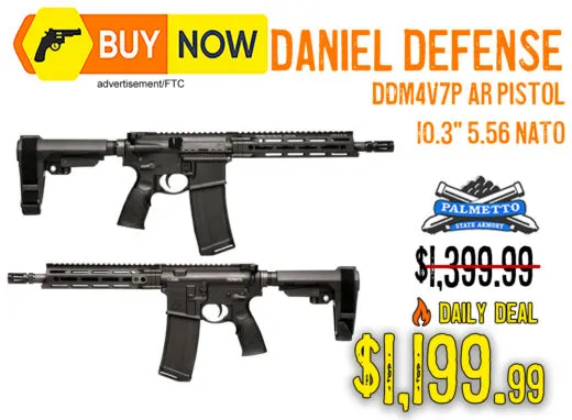 Daniel Defense DDM4V7P 10.3&acirc; AR Pistol &acirc; $1,199.99, Save $200