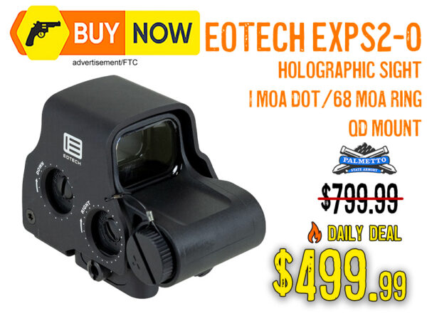 EOTech EXPS2-0 Holographic Sight Deal: Now $499.99 — Save 38% Today