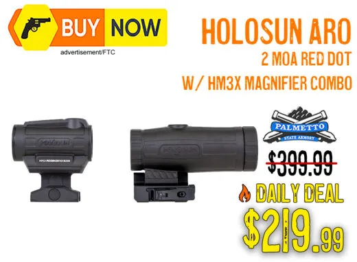 Holosun ARO Red Dot & HM3X Magnifier Combo &acirc; $219.99
