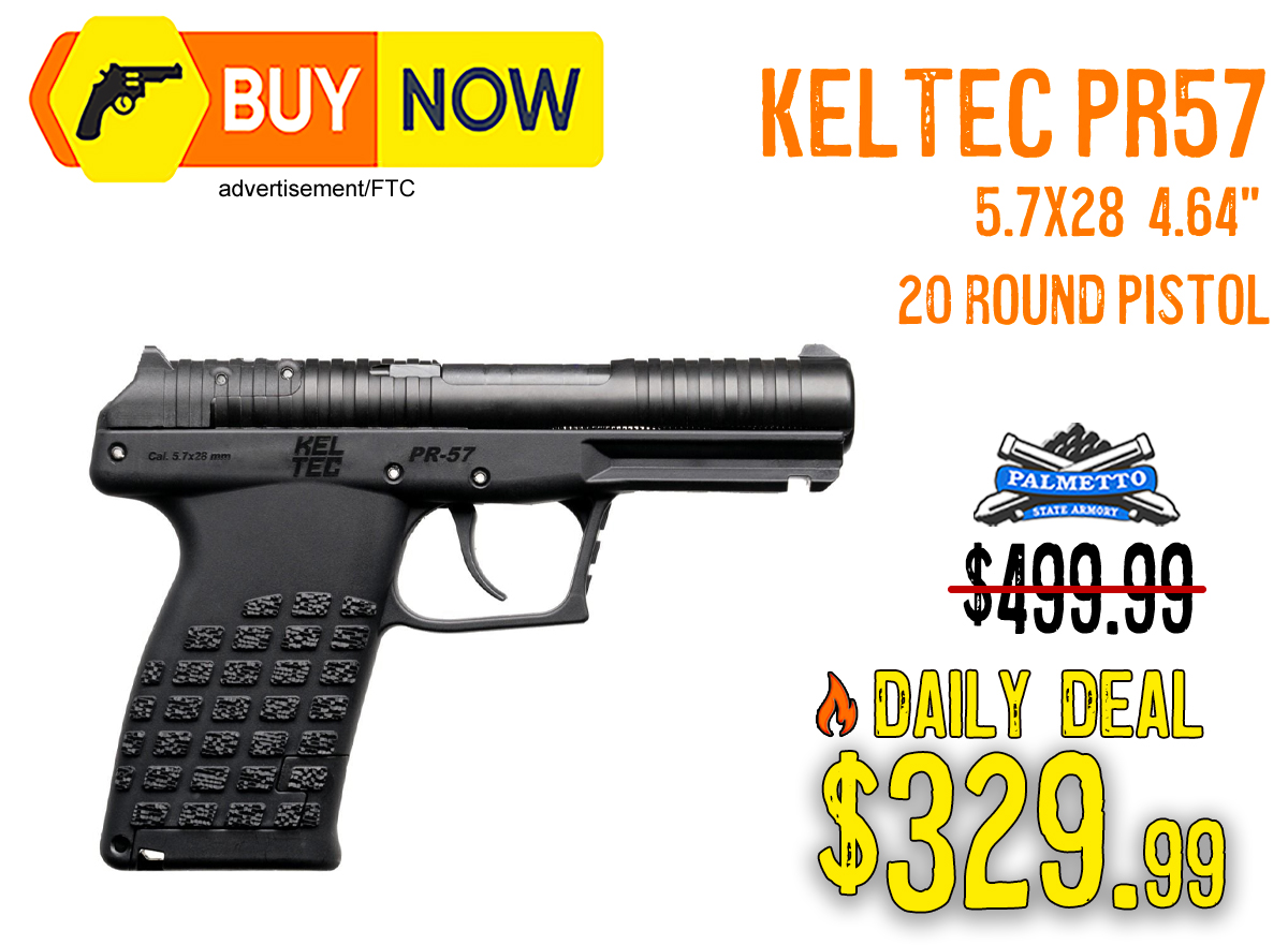 KelTec PR57 5.7x28 Pistol – $329.99 Save 34%